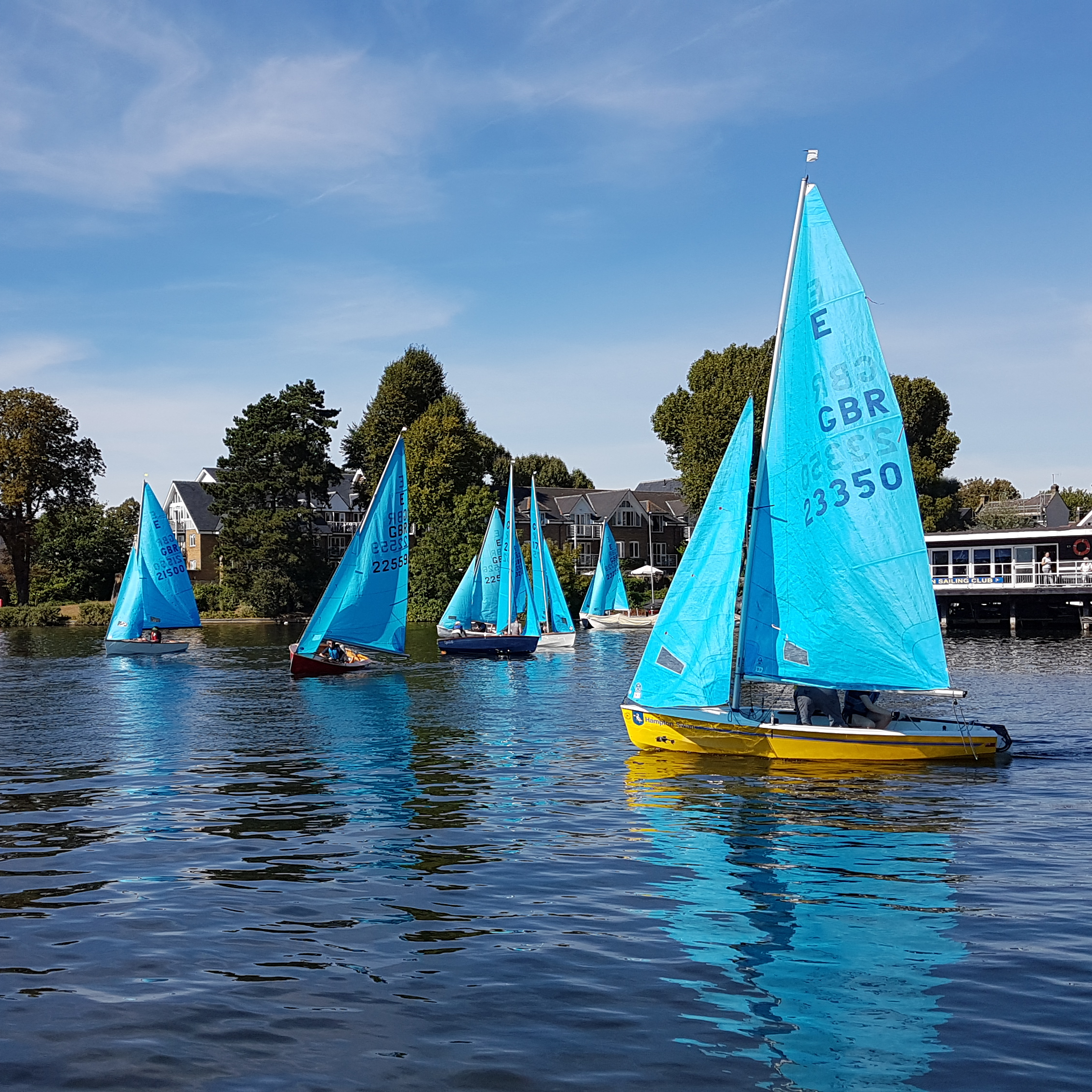 Blue sails